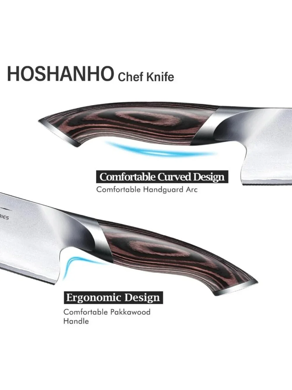 8-Inch Professional Chef's Knife - Japanese High Carbon Steel, Ultra Sharp